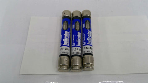 Littlefuse FLSR20ID 20 Amp 600 V Time Delay Current Limiting Fuse Lot Of 3