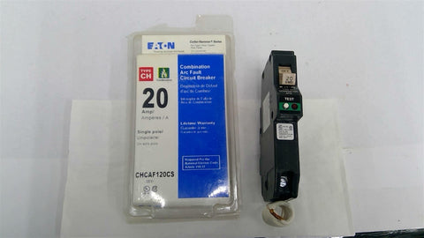 Cutler-Hammer CHCAF120CS Circuit Breaker 20A Single Pole 120V
