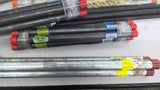 Various Sized Galvanized/Black Steel Pipes Lot Of 33