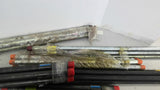 Various Sized Galvanized/Black Steel Pipes Lot Of 33