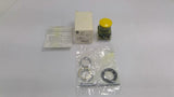 Allen Bradley 800T-D9B Yellow Mushroom Head Push Button