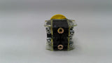 Allen Bradley 800T-D9B Yellow Mushroom Head Push Button