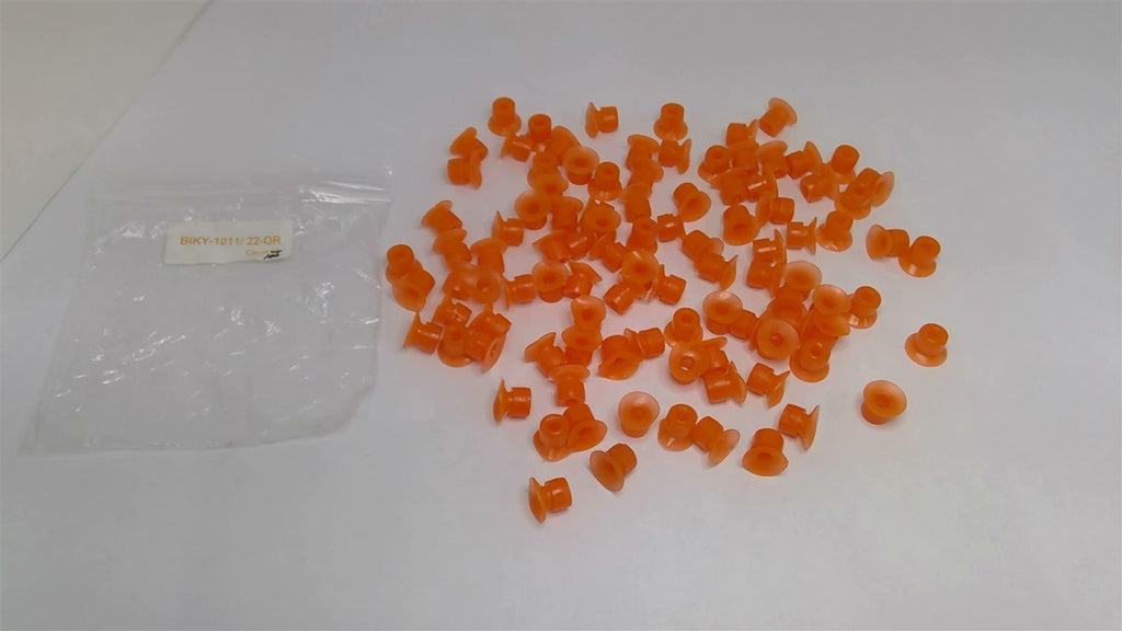 BIKY-1011/22-OR Orange Insert Vacuum Seal Suction Cup Lot Of 100