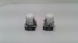 Eaton 10250T197HL Illuminated Pushbutton Lot Of 2