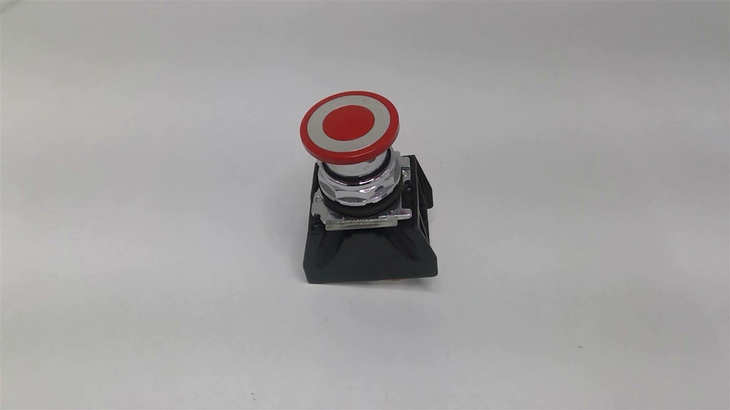 Eaton 102650TD3 E-Stop Push Button On 10250T/E34 Mounting Adapter