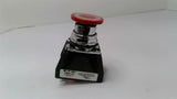 Eaton 102650TD3 E-Stop Push Button On 10250T/E34 Mounting Adapter