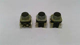 Allen Bradley 800T-A Black Flush Pushbuttons Lot Of 3