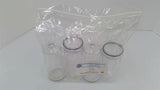 United Filtration Systems PB360F Polycarbonate Bowls Lot Of 4