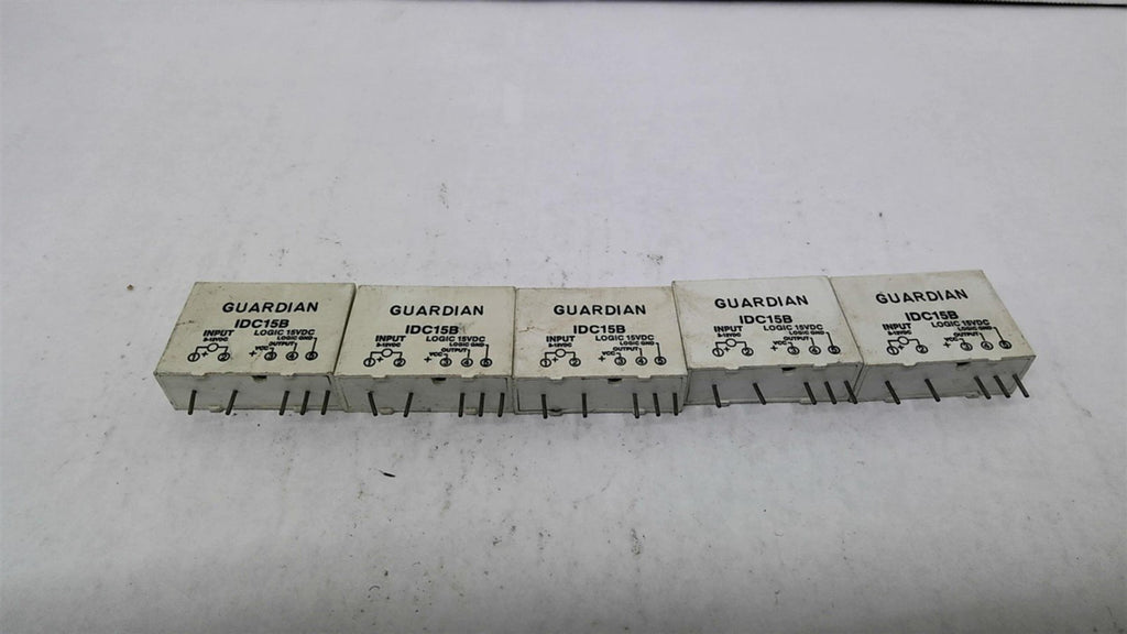 Guardian IDC15B Input 3-12 VDC Relay Lot of 5