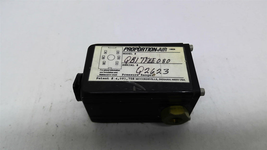 Proportion-Air QB1TFEE080 Pressure Relay