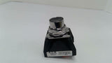 Eaton 10250TD2 Black Flush Pushbutton On T16021 Mounting Adapter Lot Of 2