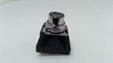 Eaton 10250TD2 Black Flush Pushbutton On T16021 Mounting Adapter Lot Of 2