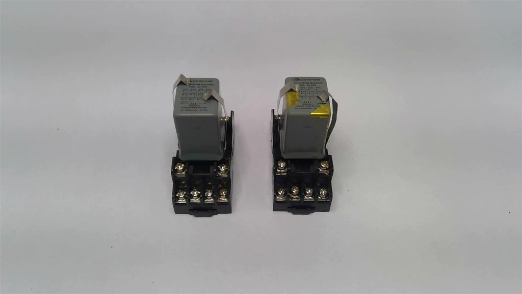 C3 Controls HGPRM-B4C05ZC Relay 24VDC On Base Lot Of 2