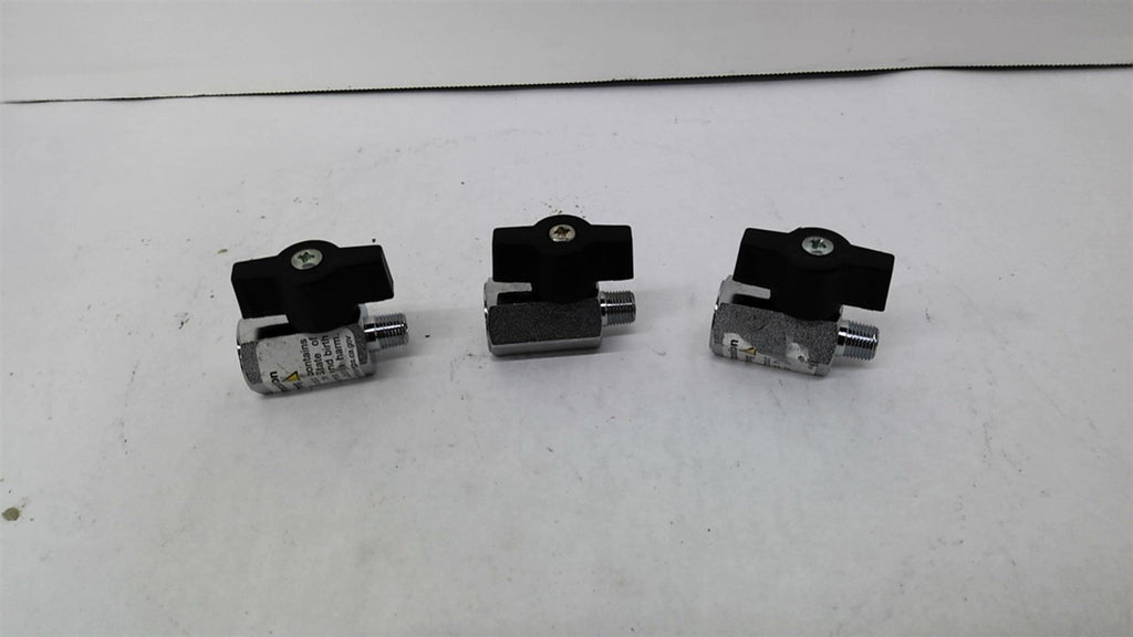 S34 1/8" Cw617N Valve Lot of 3
