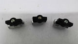 S34 1/8" Cw617N Valve Lot of 3