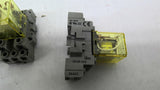 IDEC RH3B-05C Relay 24 VDC Lot of 3