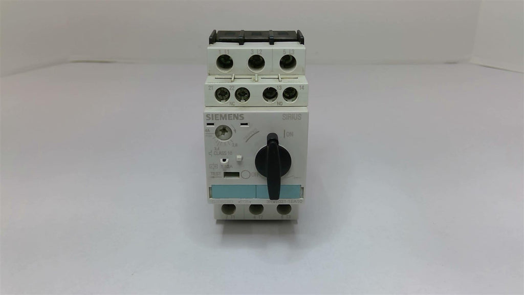 Siemens 3RV1021-EA10 Circuit Breaker 460 Volt 3 HP 32 Amp