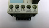 Siemens 3RT1010-1AK61 Contactor 460 V 3 HP Lot Of 2