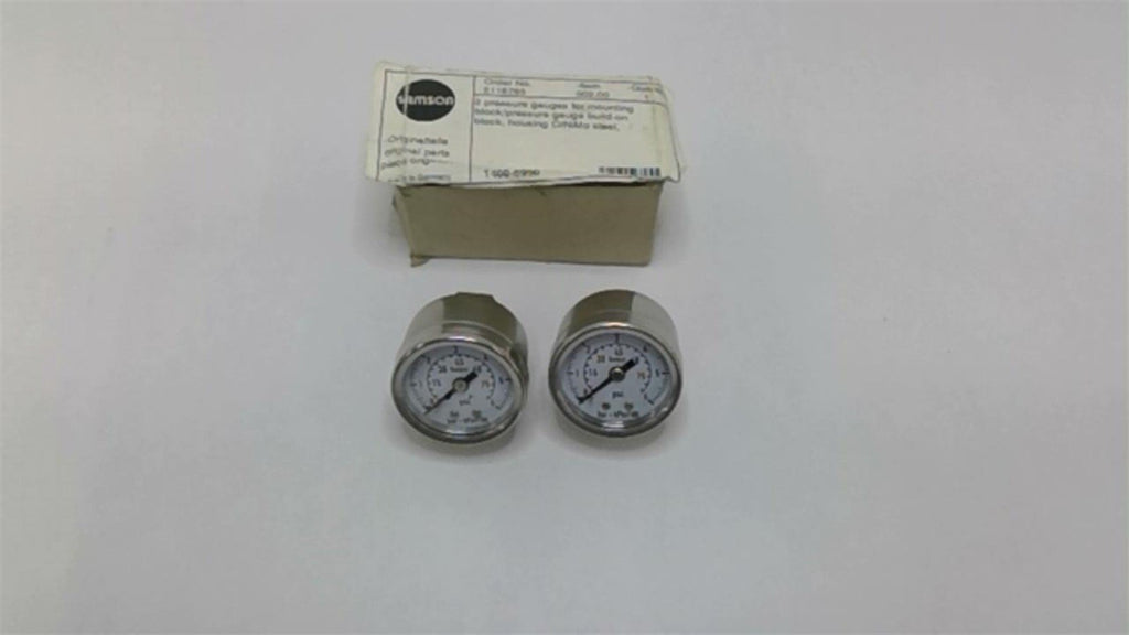Samson 1400-6950 Pressure Gauge Lot Of 2
