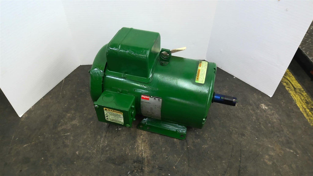 Dayton 1TMY7A 5 HP AC Motor 1800 RPM 4P 1 Phase 184T 230 V TEFC 60 HZ