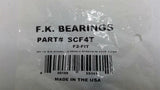 F.K. Bearings SCF4T Rod End Bearing Lot Of 4