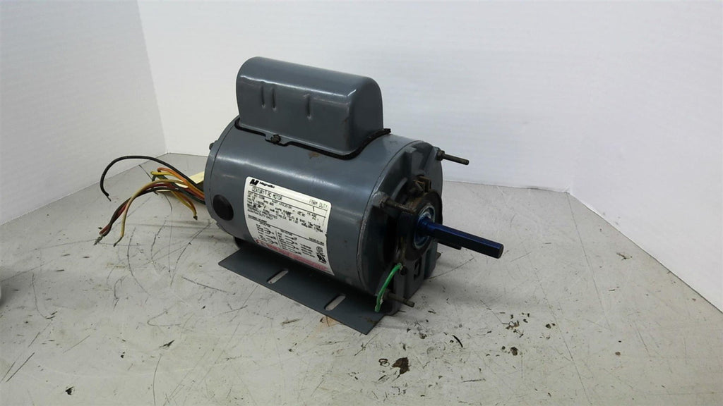 Magnetek HF4U010BN 0.5 HP AC Motor 900 RPM 8P 1 Phase 48Z 115/230 V TE 60 HZ