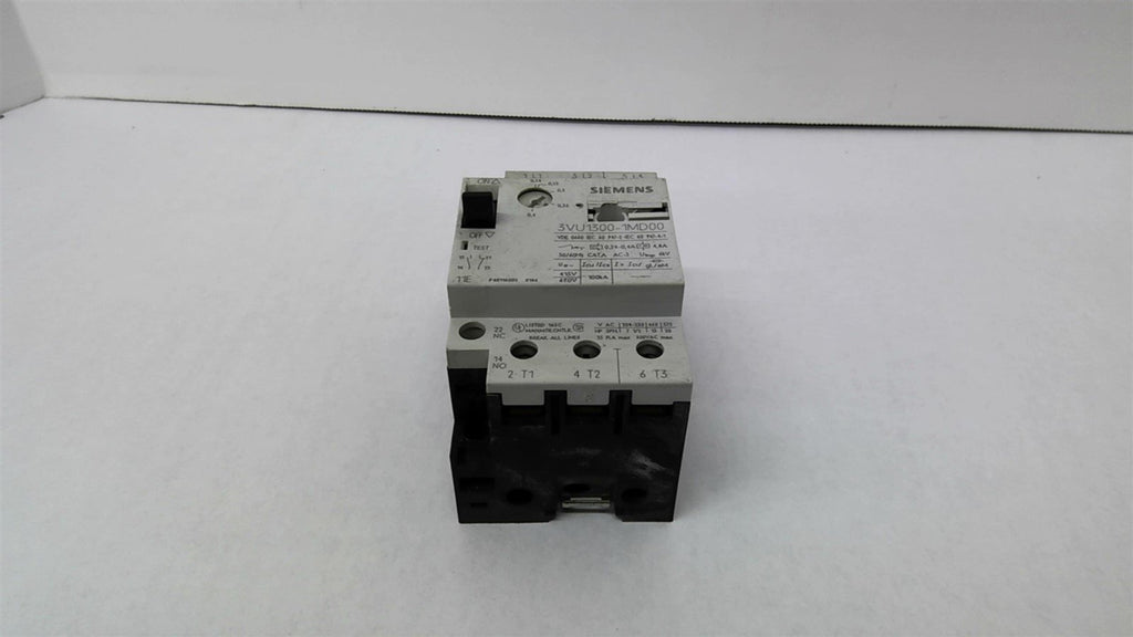 Siemens 3VU1300-1MD00 Motor Starter 0.4-0.24 Amps
