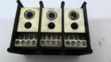 Gould Shawmut CU9AL Distribution Block 500-#4 600 Volts 3 Pole