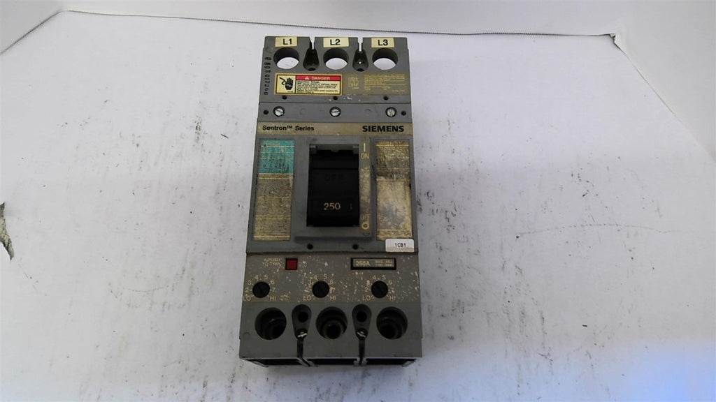 Siemens FXD63B250 Circuit Breaker 250 Amp