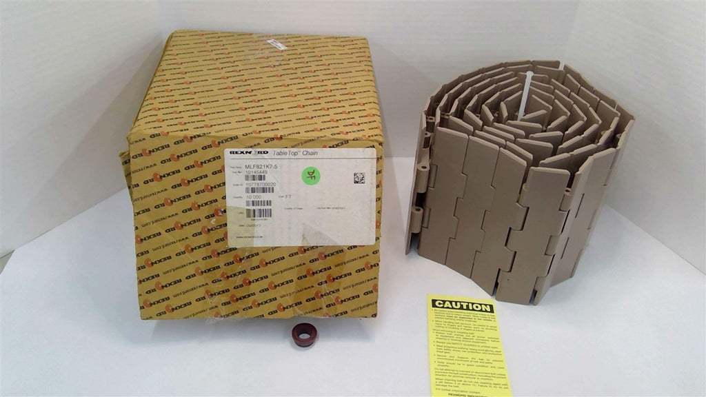 Rexnord MLF851K7.5 Table Top Chain 10 Feet