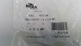 Nitra MS14-14N Fittings 1/4x1/4 NPT Lot Of 10