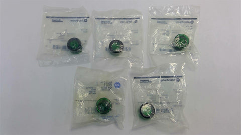 Allen Bradley 800T-N41 Illuminated Green Extended Head Cap Lot Of 5