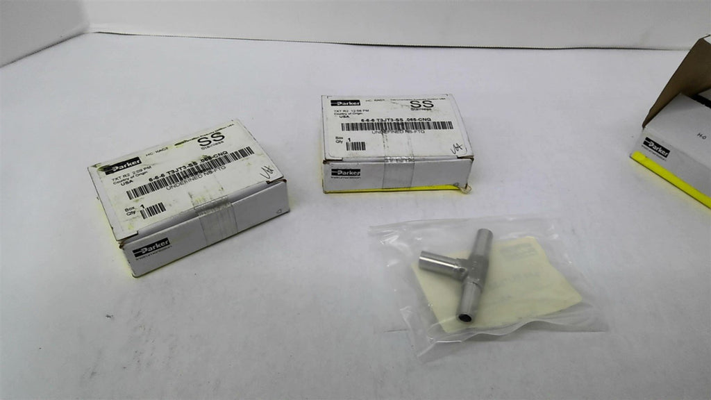 Parker T3JT3-SS Cleaning TEE Tubing Lot of 3