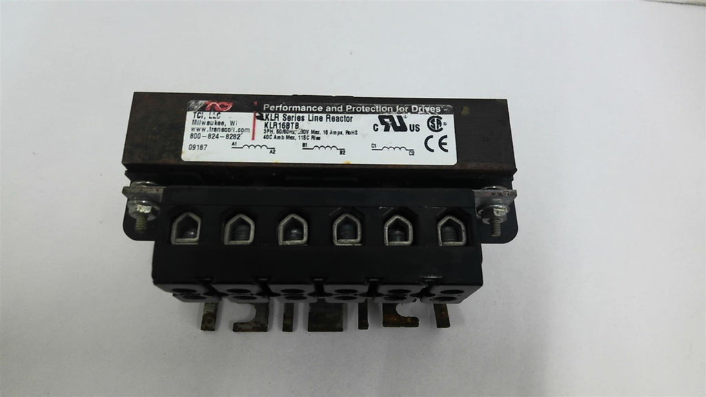 TCI KLR16BTB Series 3 Phase Line Reactor 230 Volt 16 Amp
