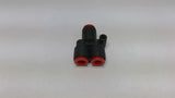 SMC 5/16" Push-To-Connect Pneumatic Y Connector Lot Of 6