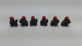 SMC 1/4" Push-To-Connect Pneumatic Y Connector Lot Of 6
