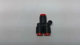 SMC 1/4" Push-To-Connect Pneumatic Y Connector Lot Of 6