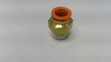 SMC KQ2H11-35AS Brass Push-To-Connect 3/8" Lot Of 7