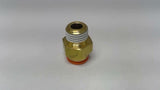 SMC KQ2H11-35AS Brass Push-To-Connect 3/8" Lot Of 7