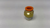 SMC KQ2H11-35AS Brass Push-To-Connect 3/8" Lot Of 7