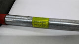 LDR 3/4" x 48" Galvanized Steel Pipe Lot of 3