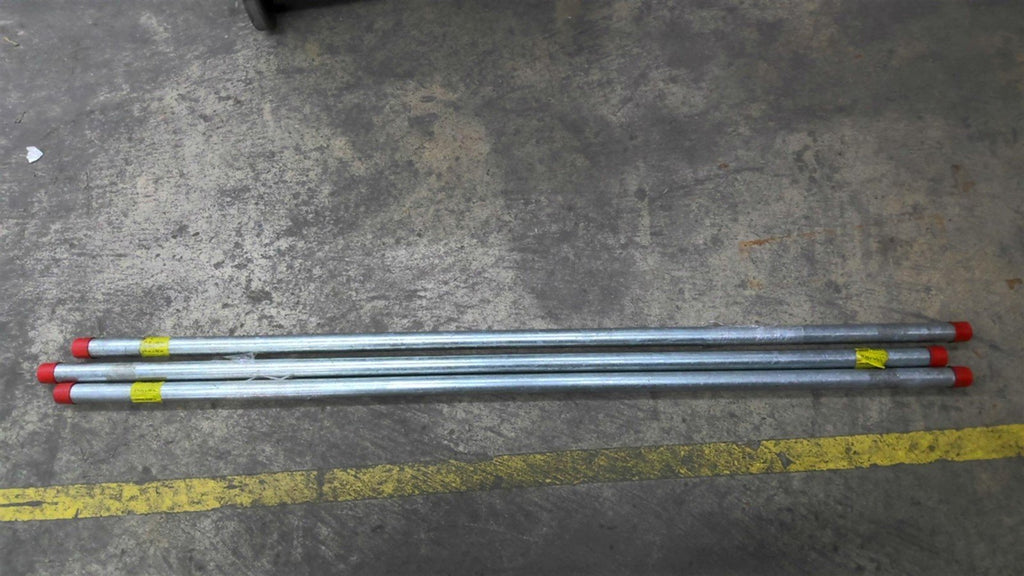 LDR 3/4" x 48" Galvanized Steel Pipe Lot of 3