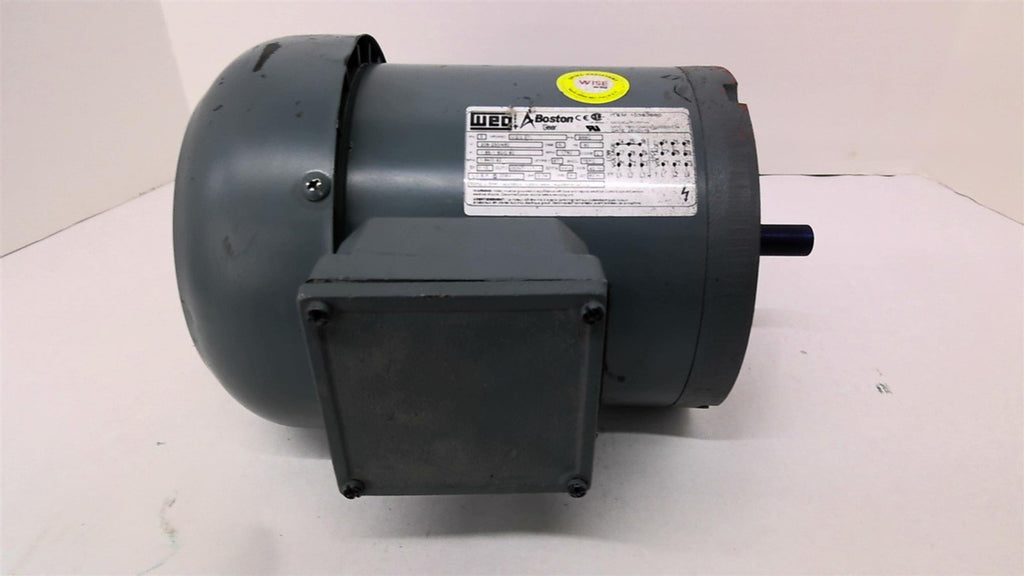 WEG TE01C040X000030073 1/2hp AC Motor 1800rpm 4p 3ph 56C 208-230/460v TEFC