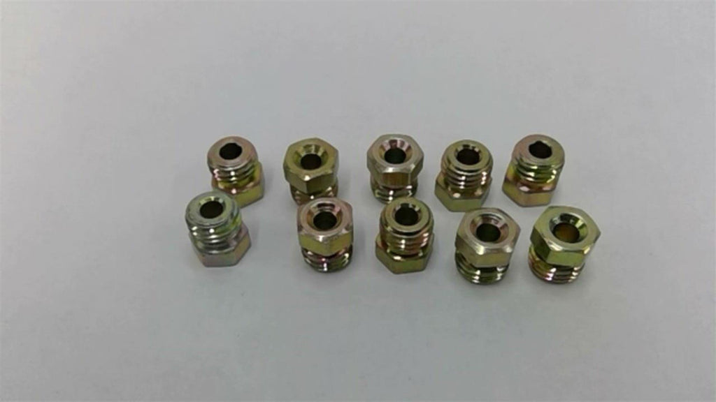 Threaded Fittings 1/4-28 Lot Of 10