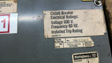 Westinghouse PBF32000F 2000 A Circuit Breaker 3P PB Frame 600 VAC 60 HZ