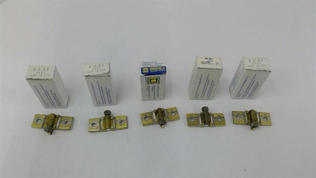 Square D B0.63 Overload Relay Thermal Unit Lot Of 5