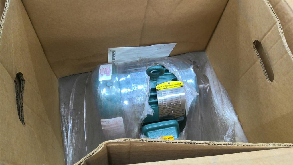 Baldor ECP3583T-4 1.5 HP AC Motor 3600 RPM 2P 4 Phase 143T 208-230/460 V TEFC