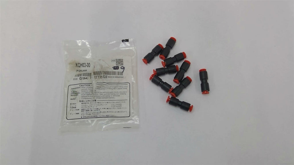 SMC KQH03-00 Fittings 5/32" Lot Of 9