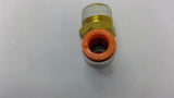 SMC 90 Degree Elbow Push To Connect Fitting 3/8" Lot Of 7
