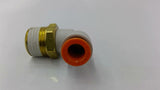 SMC 90 Degree Elbow Push To Connect Fitting 3/8" Lot Of 7